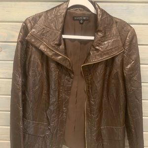 Lafayette 148 Brown Jacket Sz 8